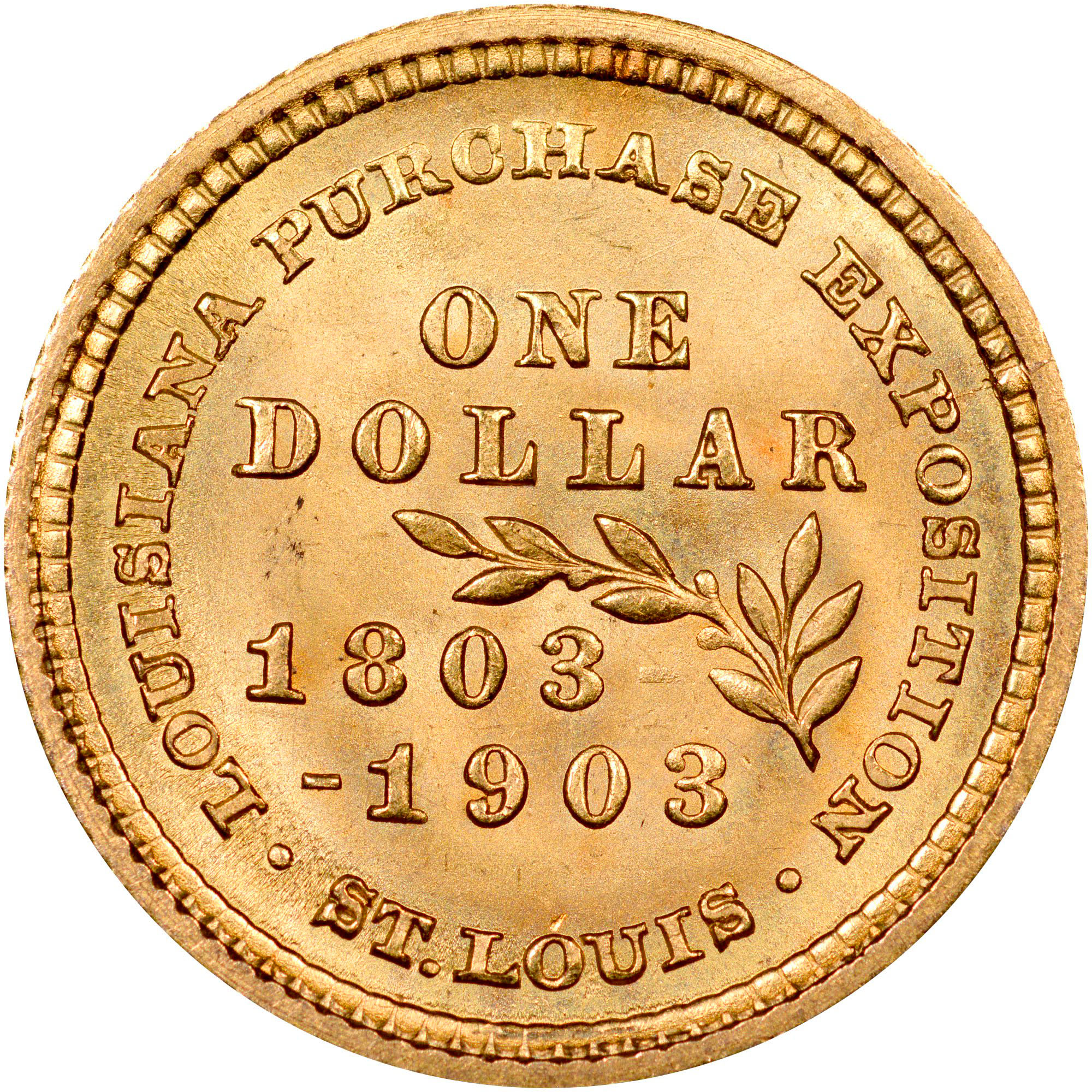 1903 Mckinley Louisiana Purchase G1 MS Gold Commemoratives NGC